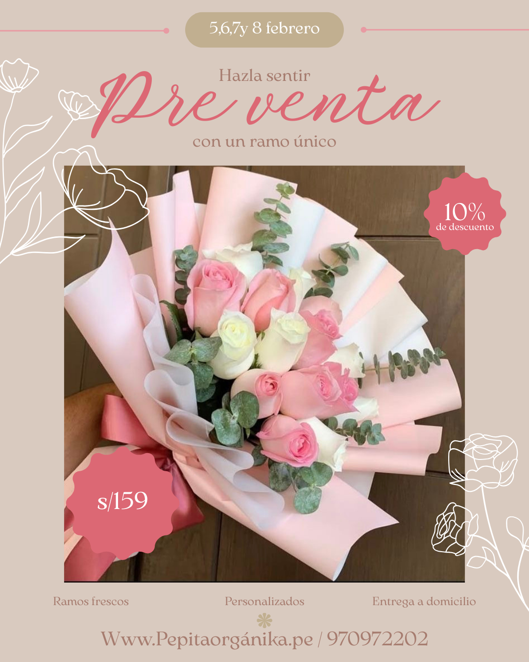 Ramo 12 rosas