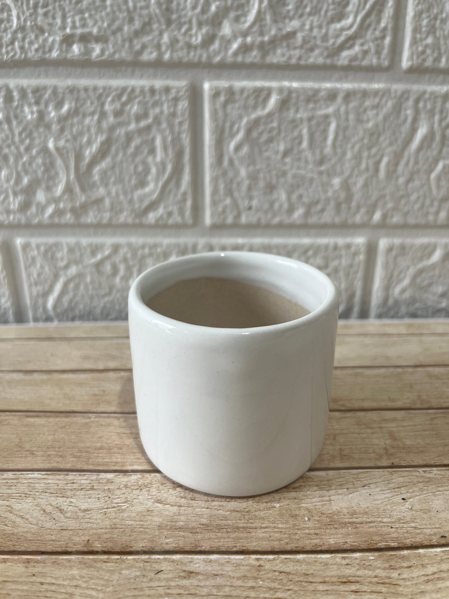 Macetas loza blanco