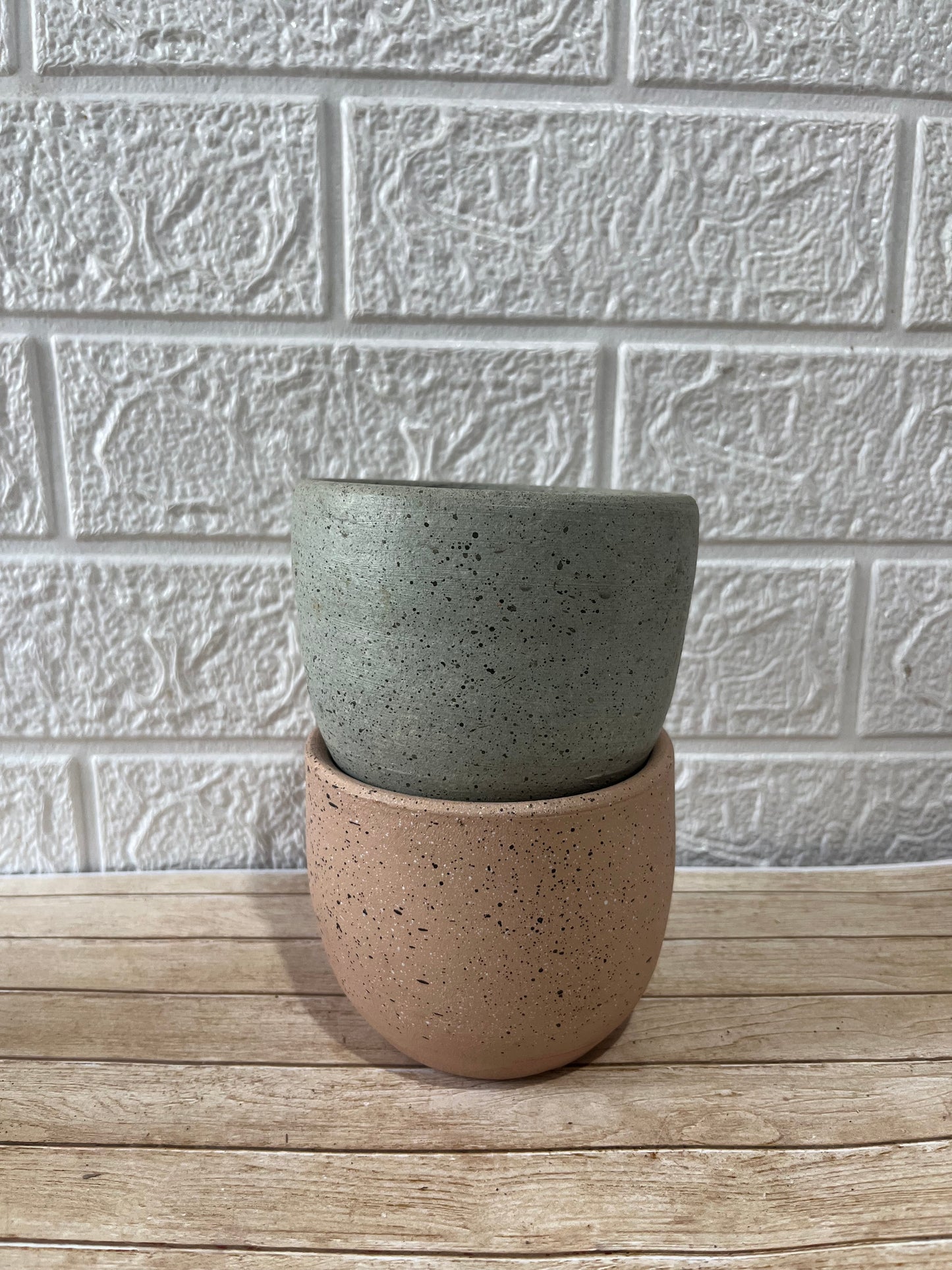 2 pack Macetas arcilla